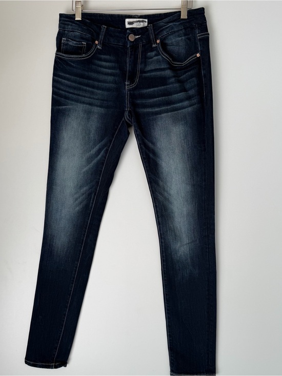 BKE Denim - BKE Women's Stella Slim Fit Low Rise Skinny Dark Indigo Jeans
